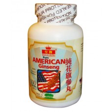 Pure American Ginseng (Hua Qi Shen Wan)"Royal King”Brand(100 Capsules)